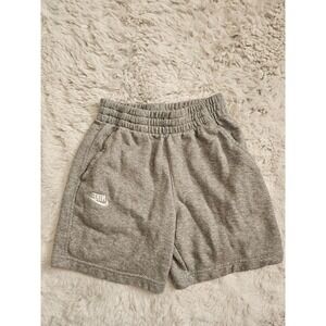 Kids Gray Nike Fleece Sweat Shorts Size M Athletic Lounge Shorts